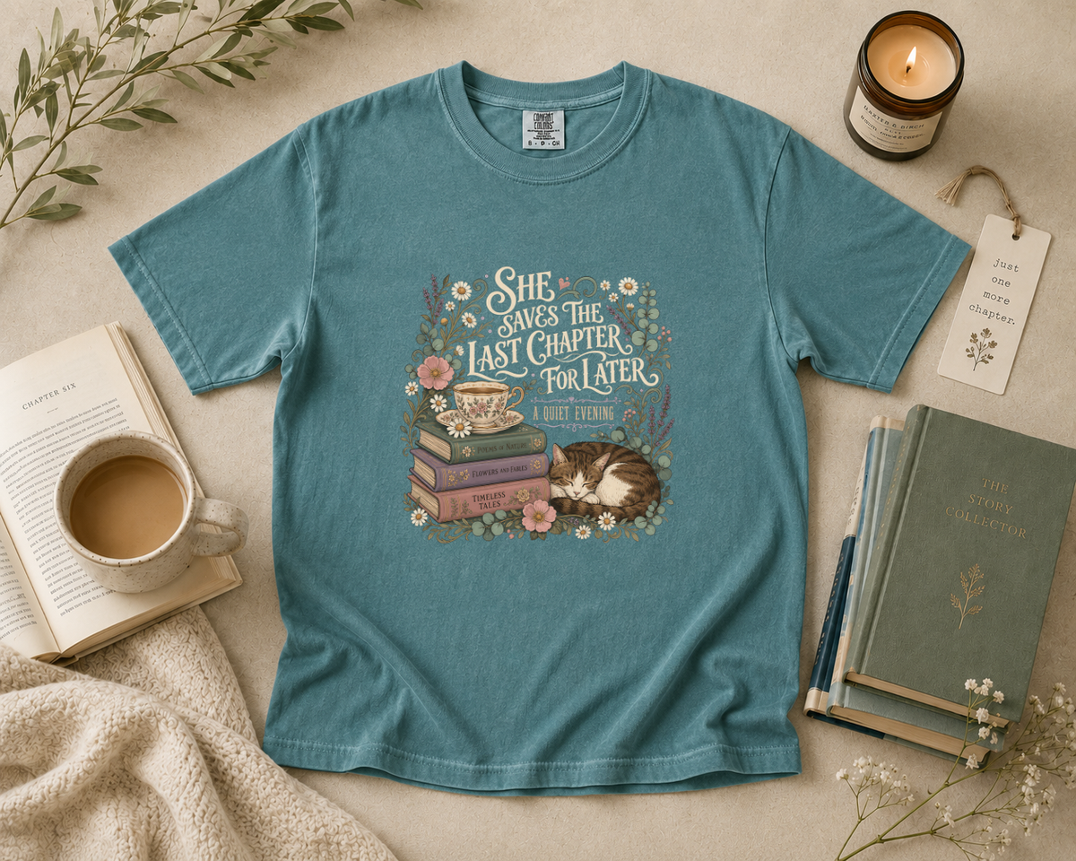She Saves the Last Chapter for Later T-Shirt