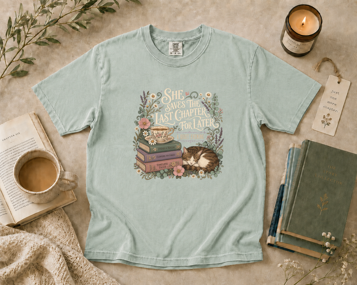 She Saves the Last Chapter for Later T-Shirt