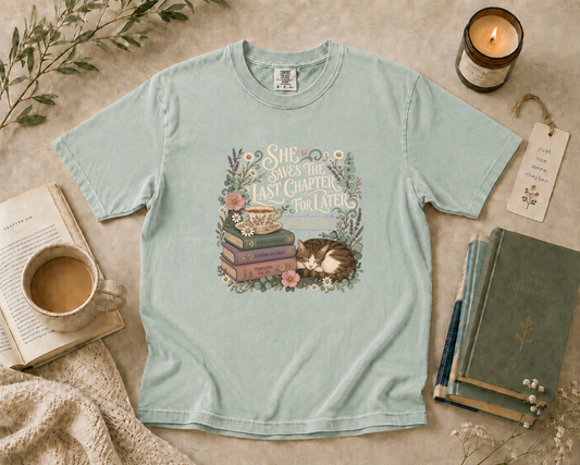 She Saves the Last Chapter for Later T-Shirt