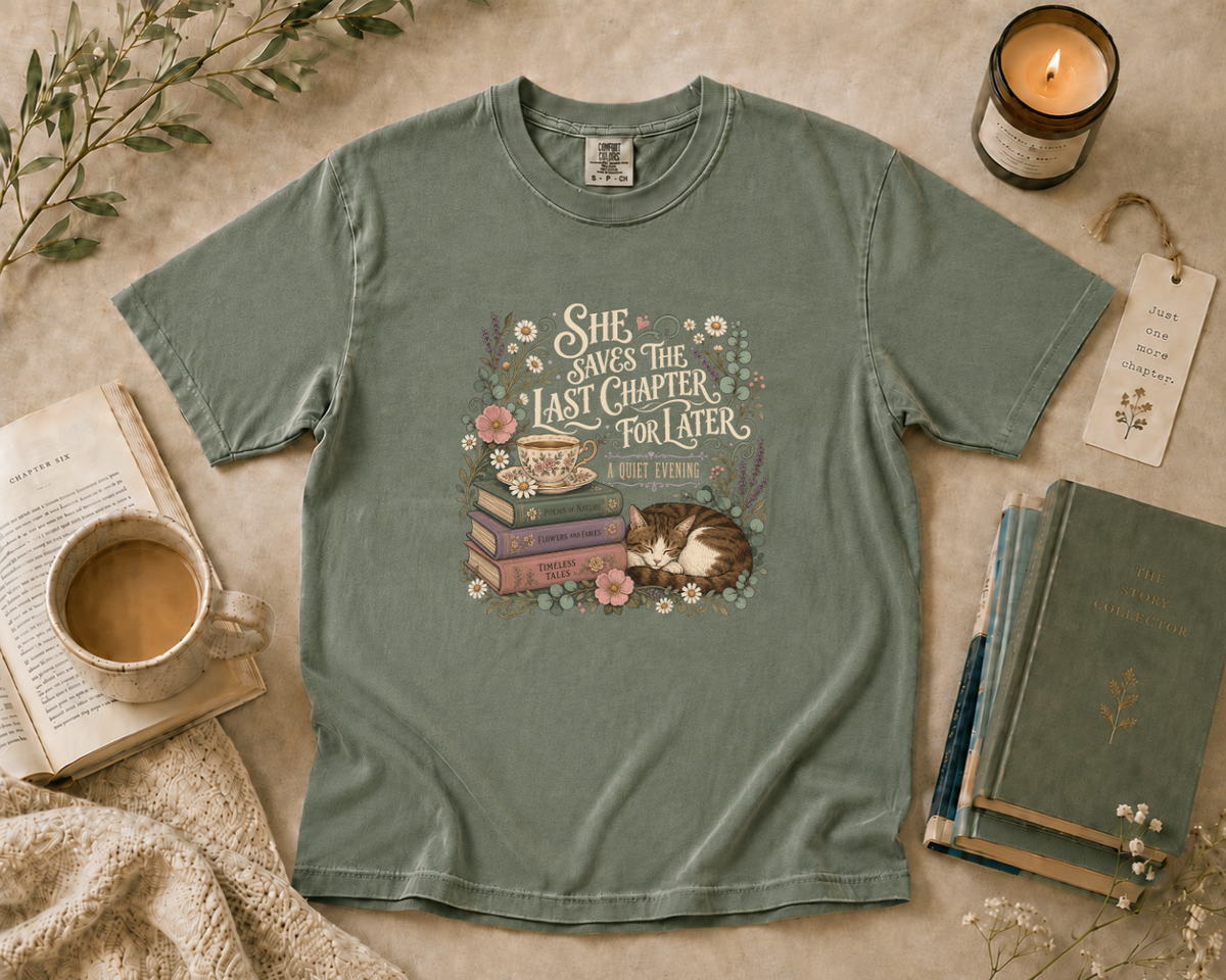 She Saves the Last Chapter for Later T-Shirt