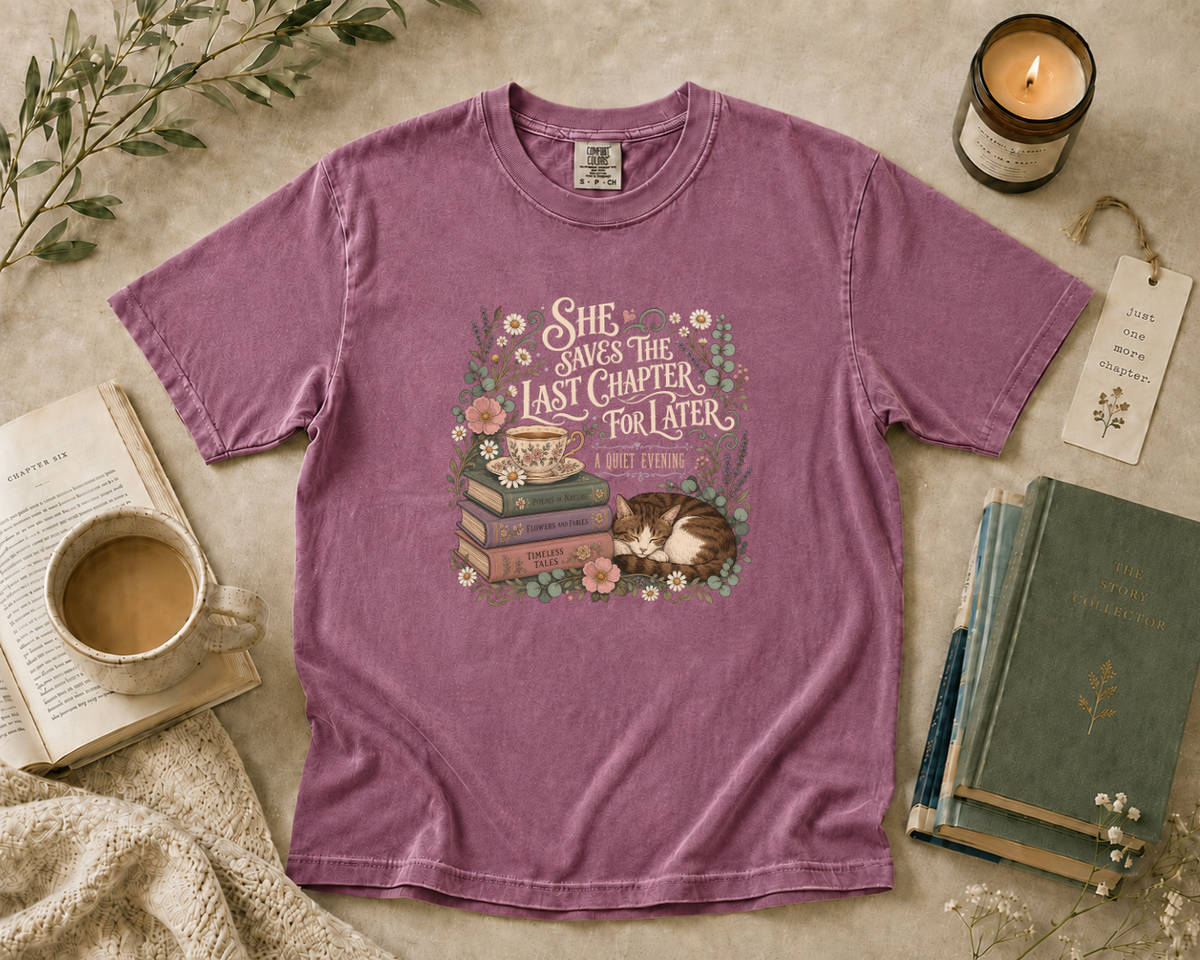 She Saves the Last Chapter for Later T-Shirt