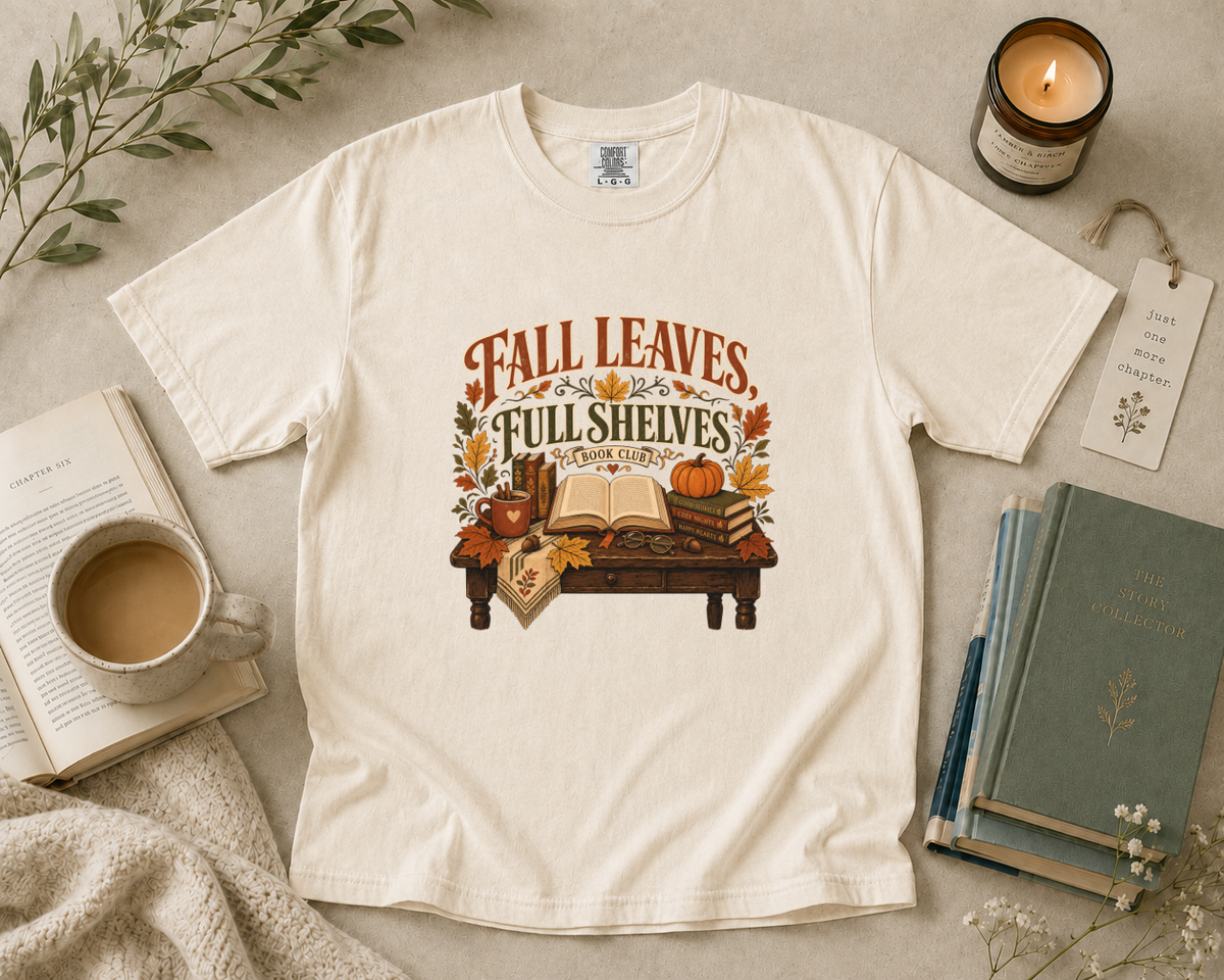 Fall Leaves, Full Shelves T-Shirt