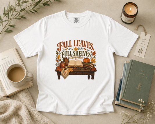 Fall Leaves, Full Shelves T-Shirt