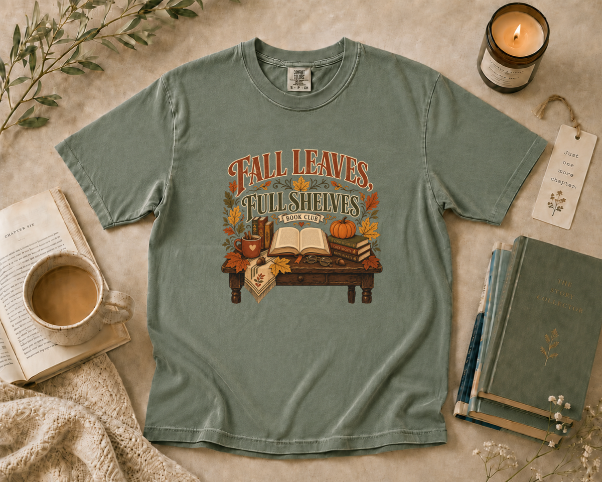 Fall Leaves, Full Shelves T-Shirt