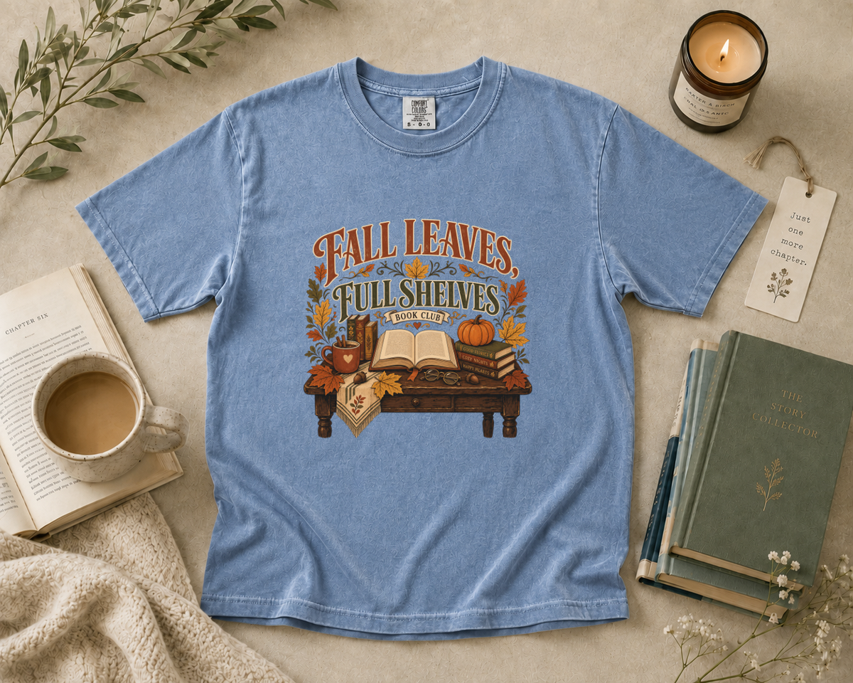 Fall Leaves, Full Shelves T-Shirt