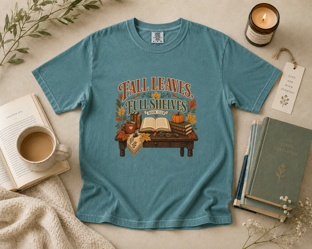 Fall Leaves, Full Shelves T-Shirt