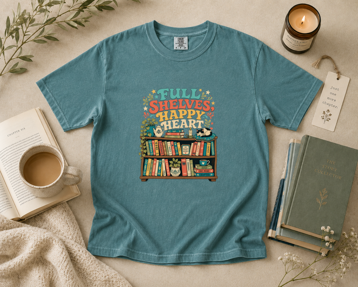 Full Shelves, Happy Heart T-Shirt
