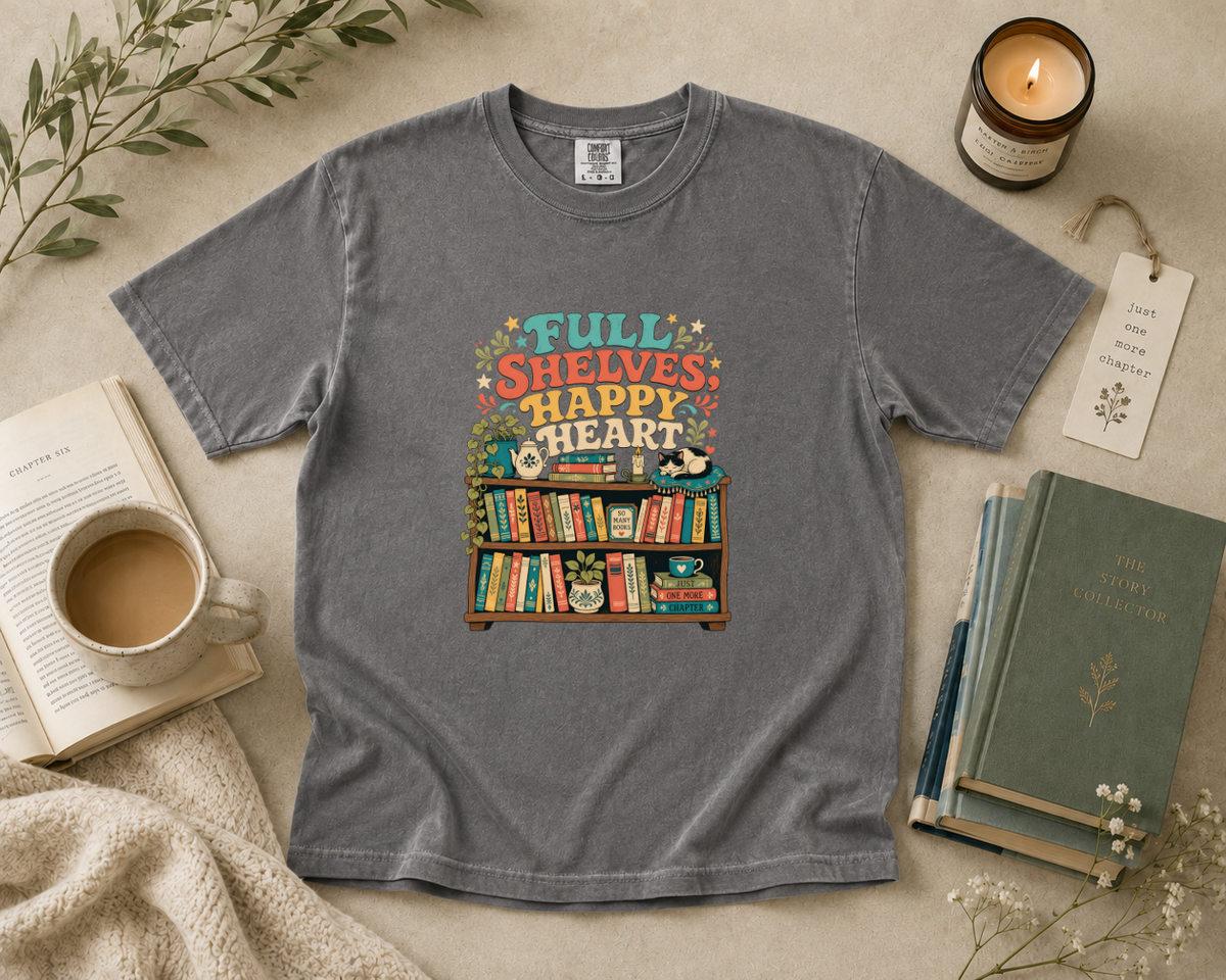 Full Shelves, Happy Heart T-Shirt
