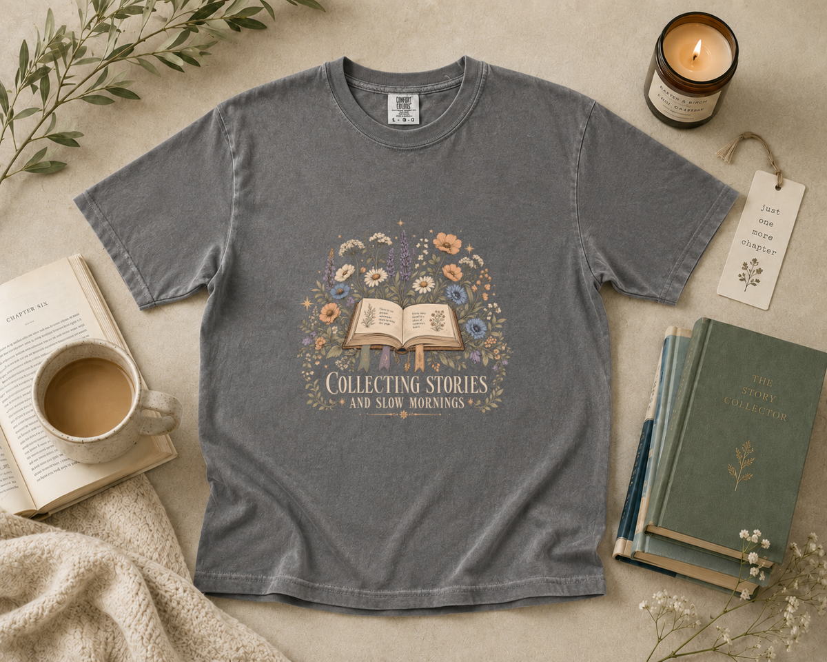 Collecting Stories and Slow Mornings T-Shirt