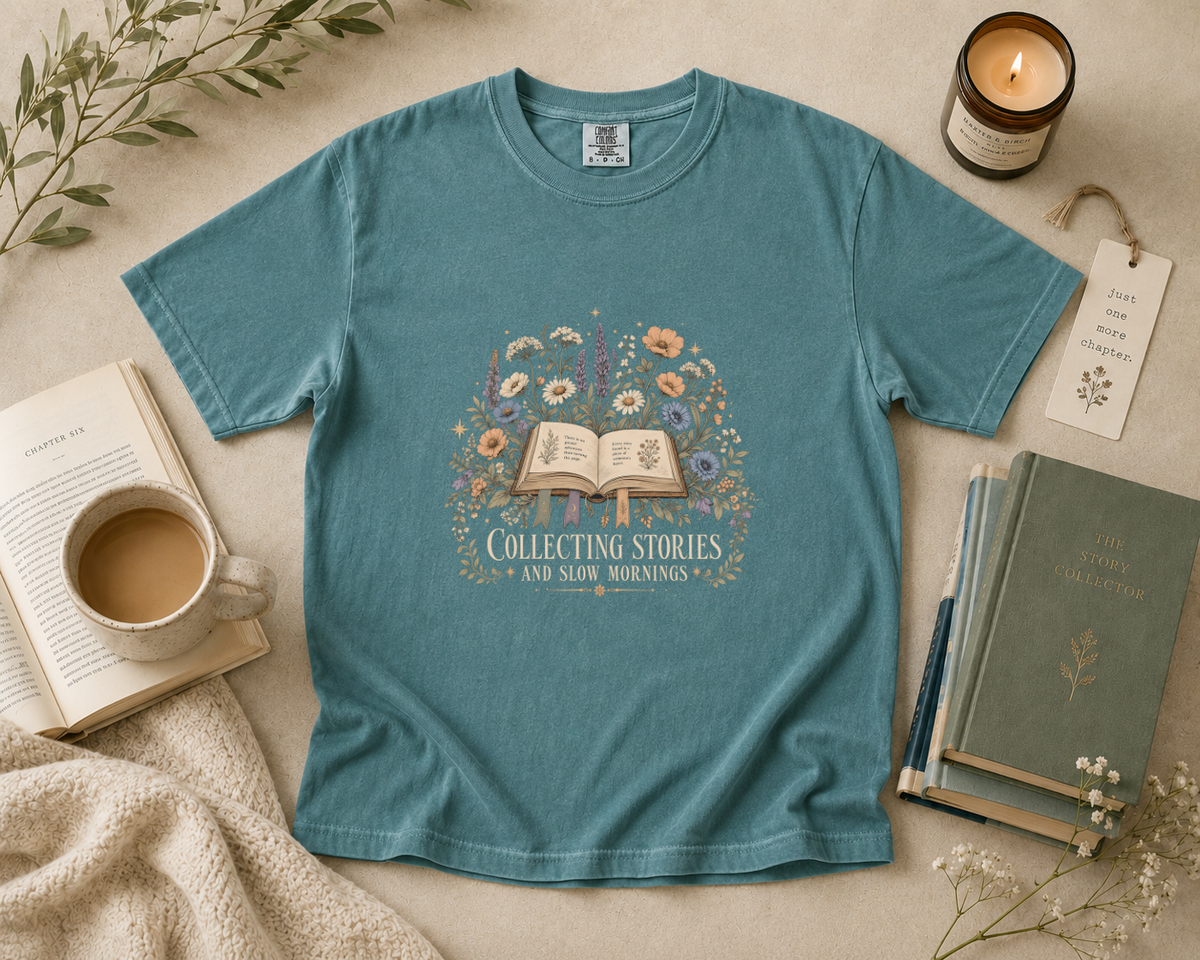 Collecting Stories and Slow Mornings T-Shirt