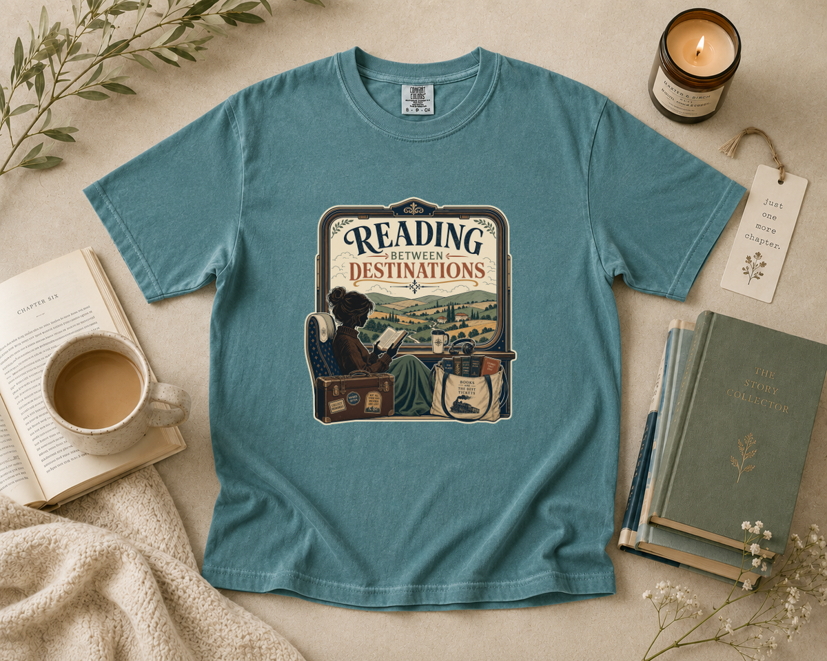 Reading Between Destinations T-Shirt