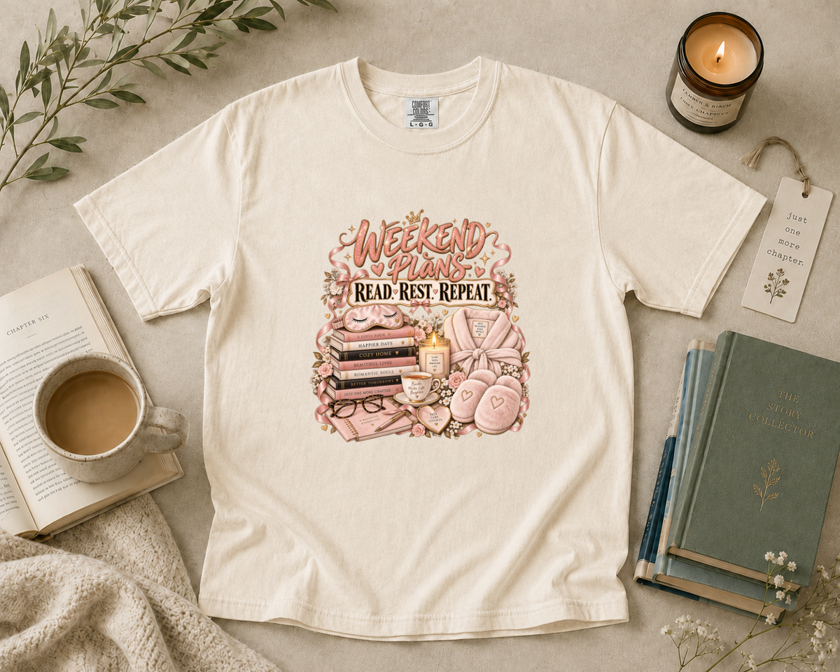Weekend Plans Read Rest Repeat T-Shirt
