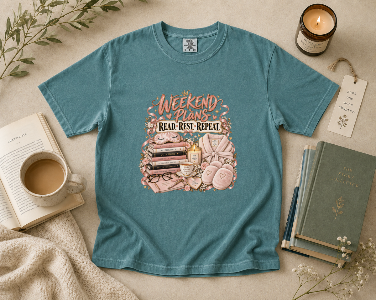 Weekend Plans Read Rest Repeat T-Shirt