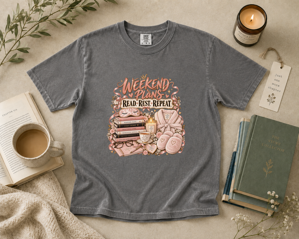 Weekend Plans Read Rest Repeat T-Shirt