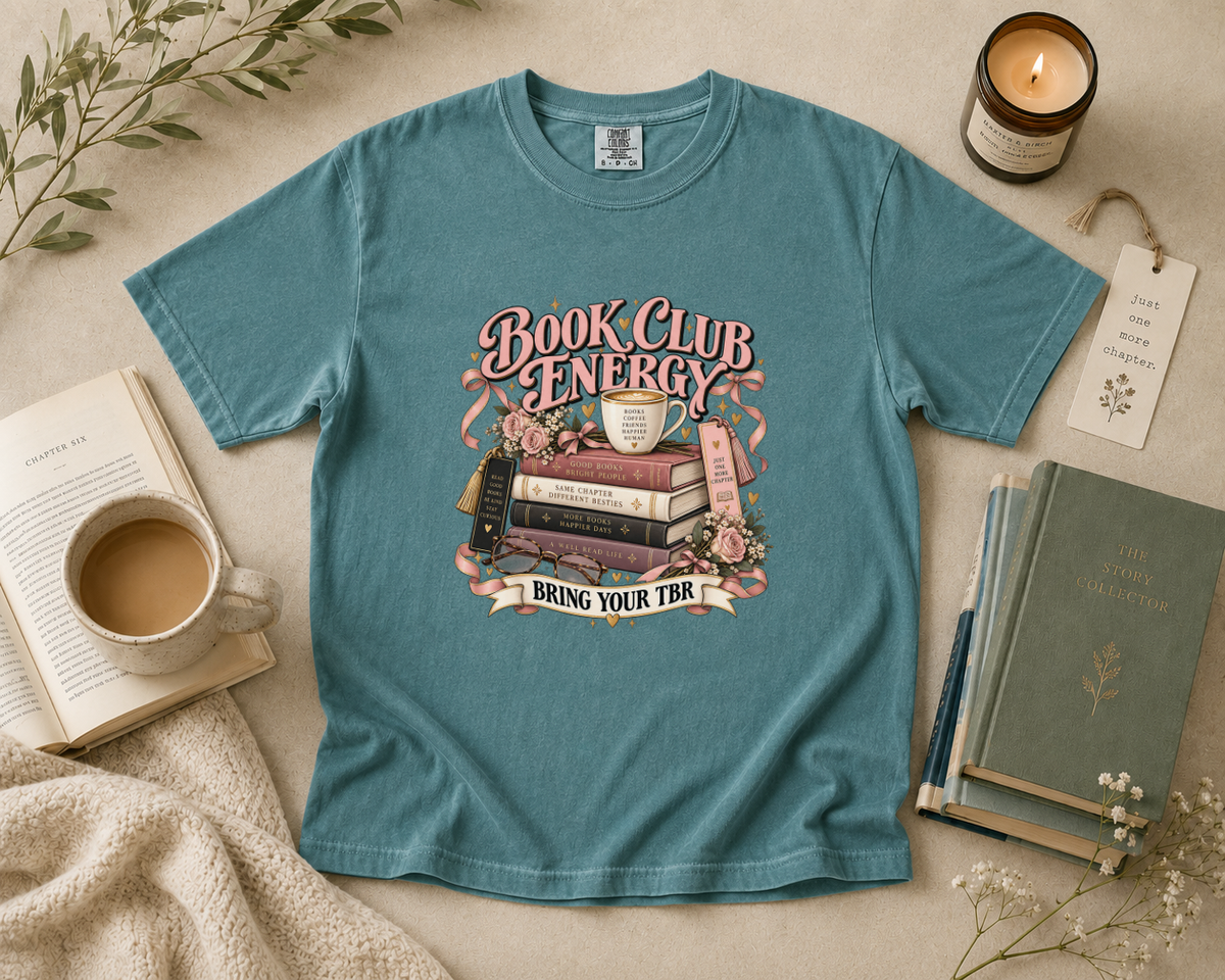 Book Club Energy, Bring Your TBR T-Shirt