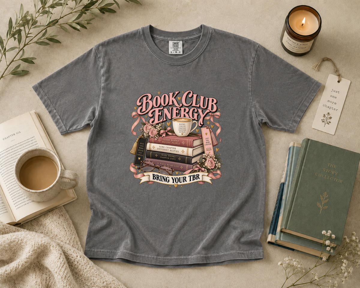Book Club Energy, Bring Your TBR T-Shirt