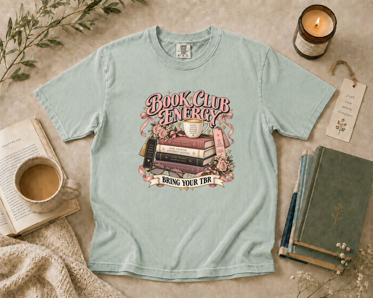 Book Club Energy, Bring Your TBR T-Shirt