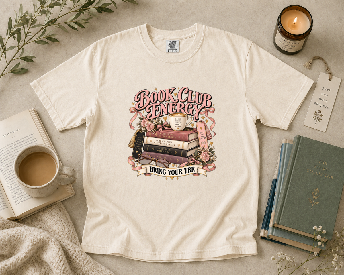 Book Club Energy, Bring Your TBR T-Shirt