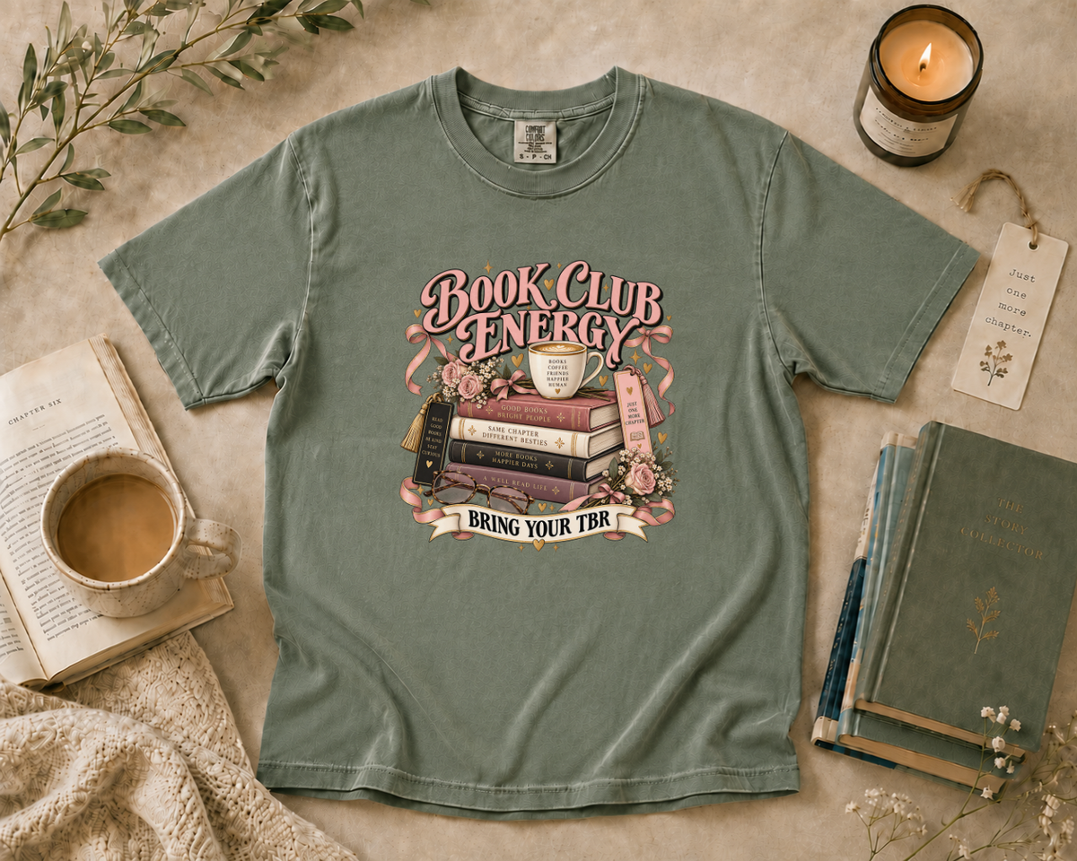 Book Club Energy, Bring Your TBR T-Shirt